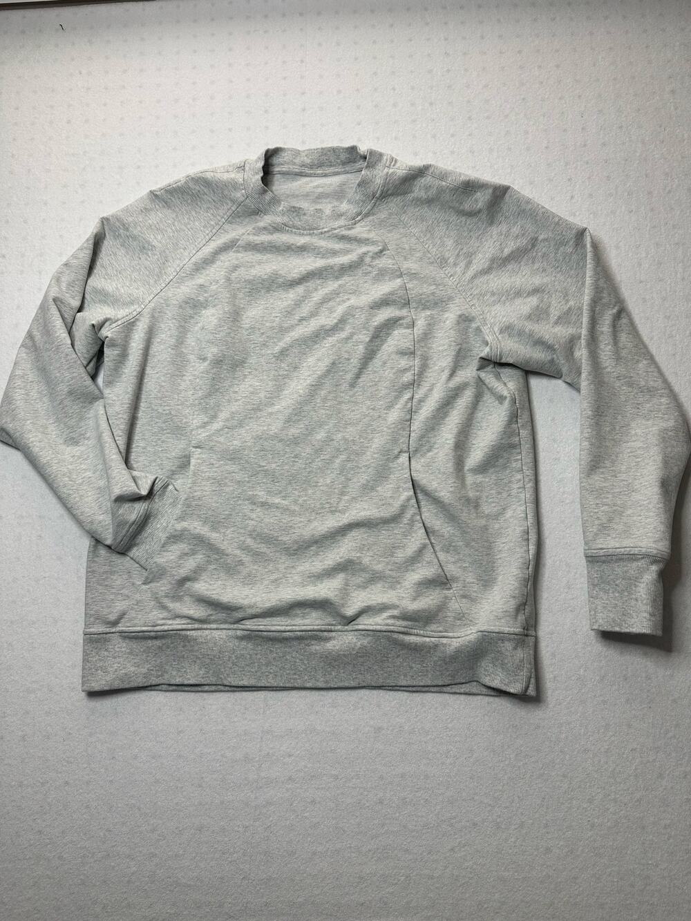 Lululemon Gray Scuba Crewneck Sweatshirt Size 16